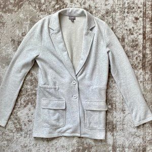 Gray J. Jill Jacket Soft Coat Blazer Sweater Shacket Sz Small